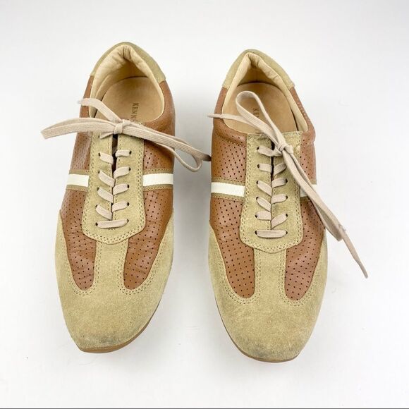 Keneth Cole Leather Suede Sneakers 8M - Picture 2 of 9